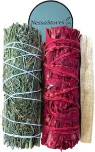 NessaStores 3 pc Smudge Stick Set: Elevate Your Space with Natural Aromas